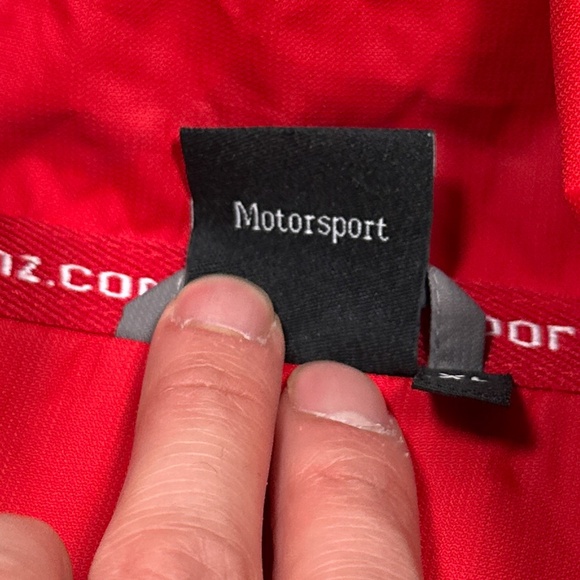 Vintage Mercedes Benz Formula 1 F1 Racing Gray Windbreaker Jacket Mens XL - Picture 13 of 16